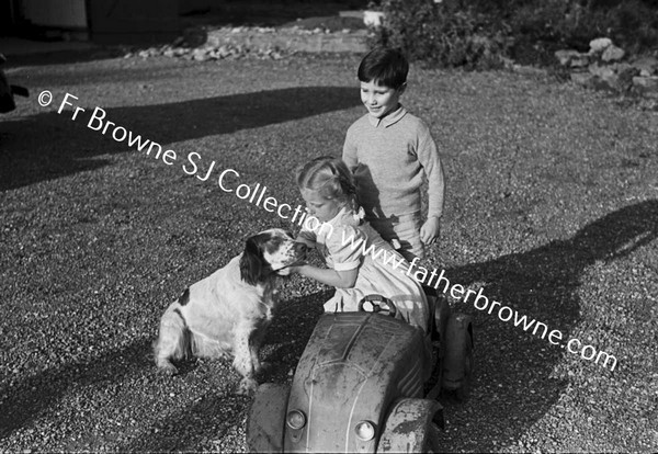 JOHN BICKFORD WITH ROCHE    PLAYING WITH TOY CAR